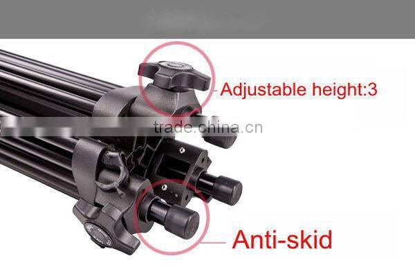 Professional Video Tripod heavy duty with fluid pan head for camera film photography WT717