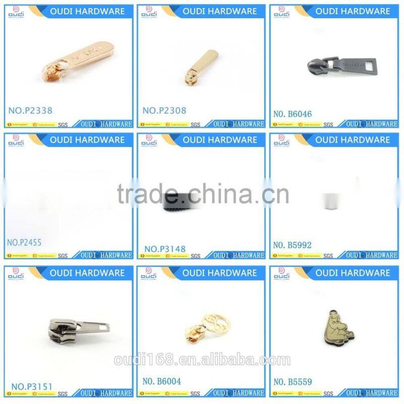New fashion butterfly shape metal ykk zipper slider for luggage women bag online sales in 2016