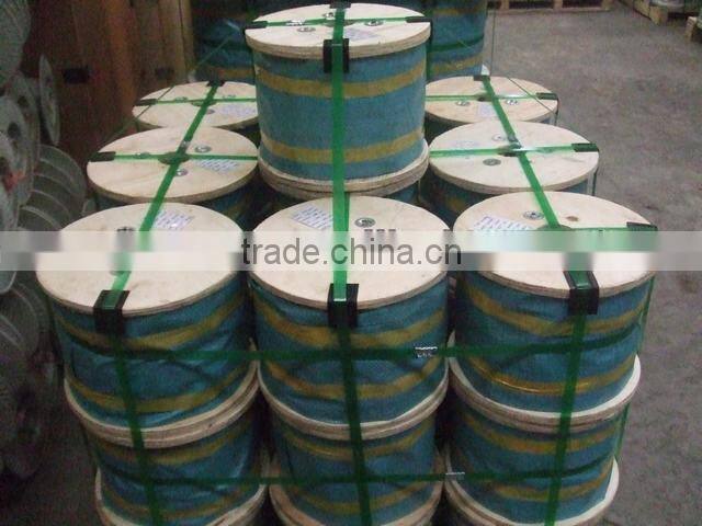Hot Dipped Steel Wire Rope 6X19