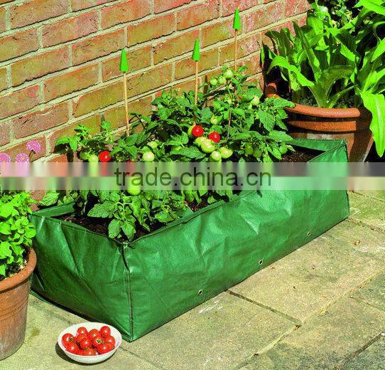 PP/PE Woven Round Garden Herb Planter Bags With Pockets,Herb Planting Grow Bag,Garden Herb Grow Bag