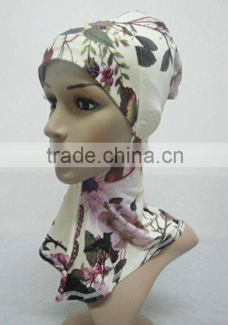 C042 new style print ninja inner underscarf,full underscarf to cover neck