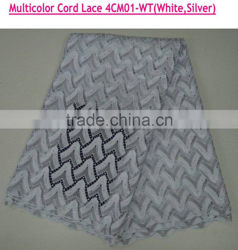 Mesh sequins stones lace fabrics embroidery african lace fabrics trim embroidery african cord lace fabric