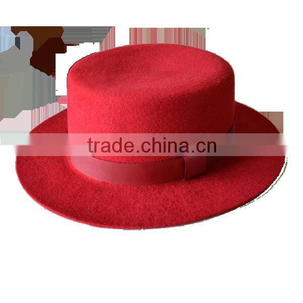 Wool felt top hat formal hat