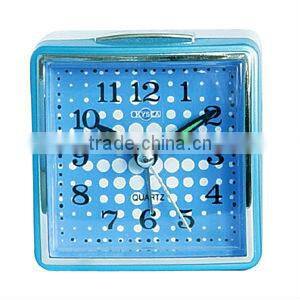 desk clock, cute square alarm clock, lovely wake up clock,
