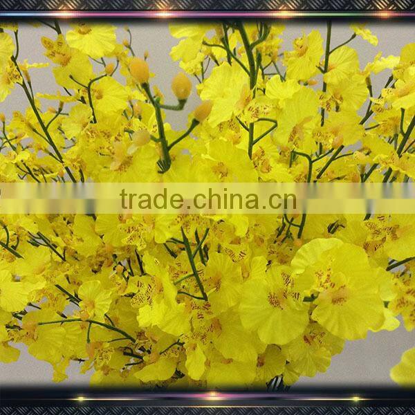 silk flower arrangements blue dancing orchid