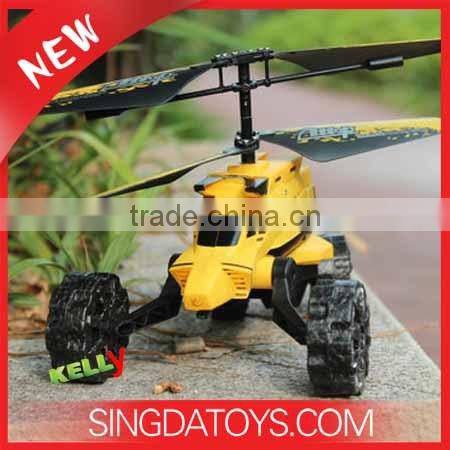 New YD-922 Aerocar 2 Channel Flying & Walking Toy RC Helicopter