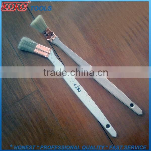 koko08 wooden handle acrylic bristles copper ferrule angle radiator paint brush