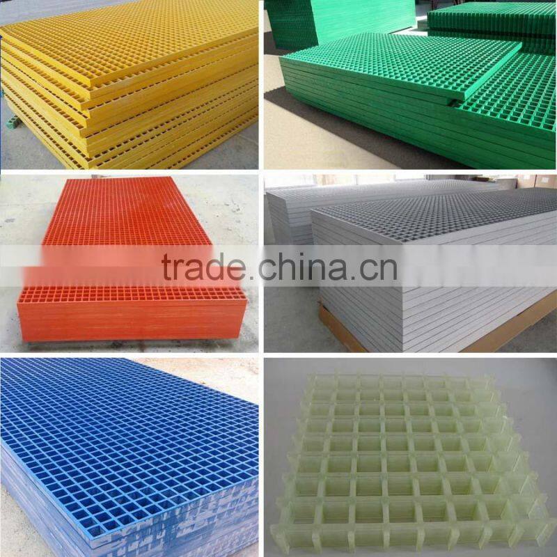 fiberglass frp grating panel, cell 38*38mm mesh size