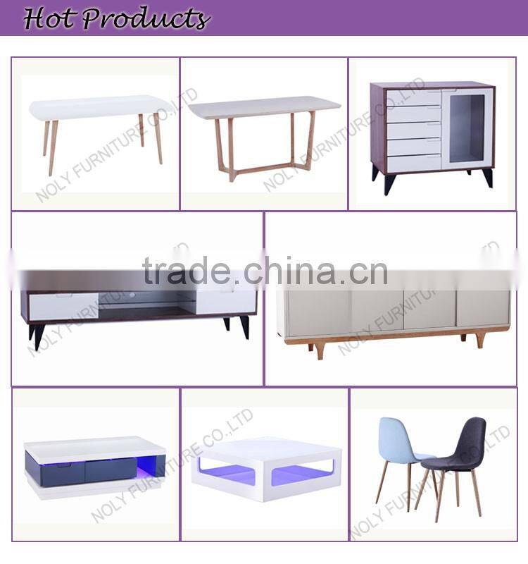 Home used Modern Desktop table Metal frame white Computer Table