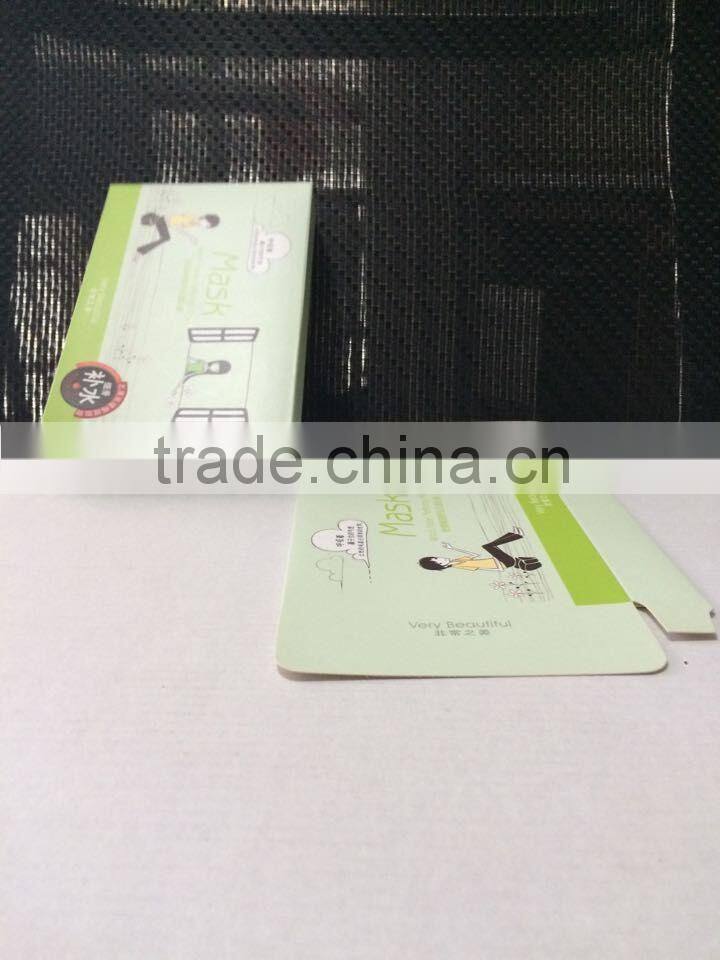 colorful printed paper box for cosmetic