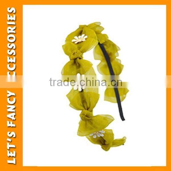 PGHD0322 New arrival girls handmade colorful flower headband