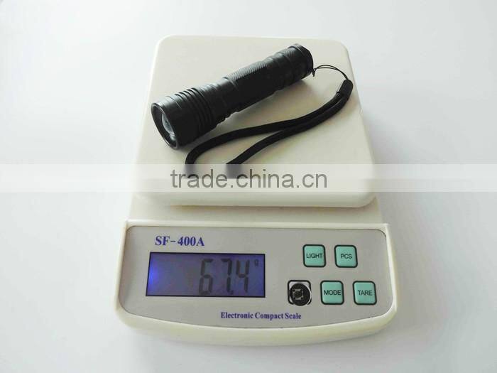 Onlystar GS-9084 aluminum rechargeable battery powerful 1000LM zoomable bike led torch