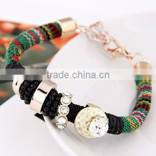 In stock marvelous gorgeous delicate leather bracelet wholesale, leather bracelet for women, cheap leather bracelets