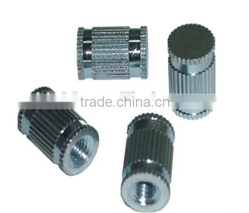 custom straight knurling stainless steel insert nut
