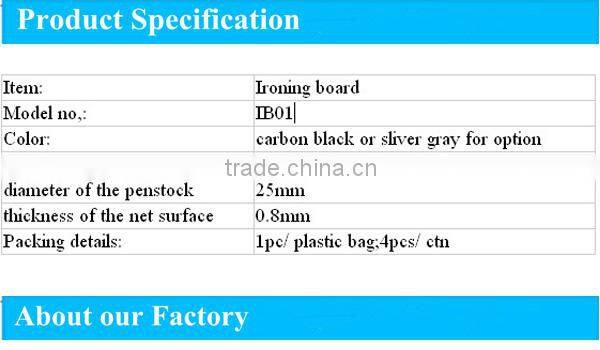 Small ironing board for home use