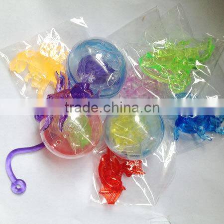 TPR sticky foot toy novelty soft sticky toy