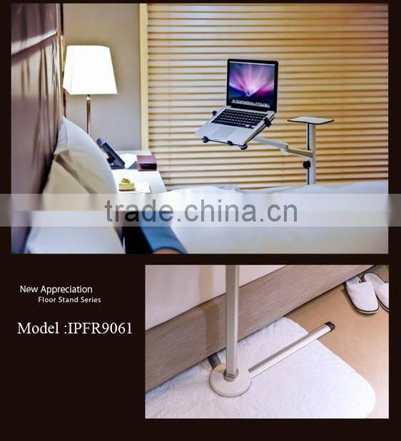 Adjustable 31~95cm floor stand laptop table
