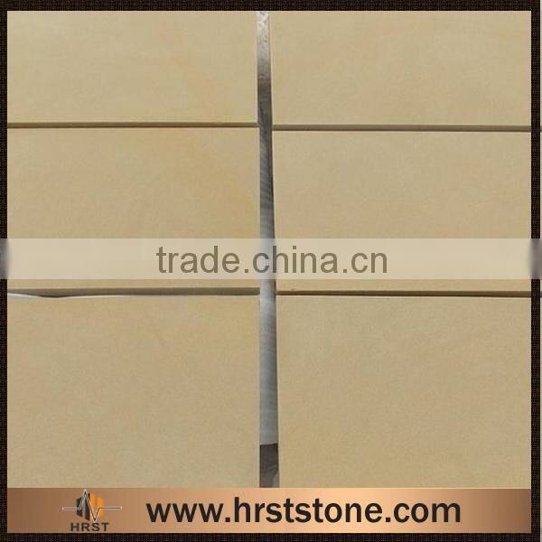 Yellow sandstone outdoor tiles for villa decoration
