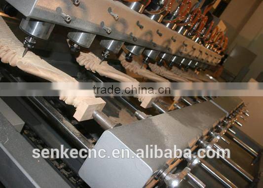 Best sale multi heads 4 axis rotary device machine cnc router with rotary fixture china