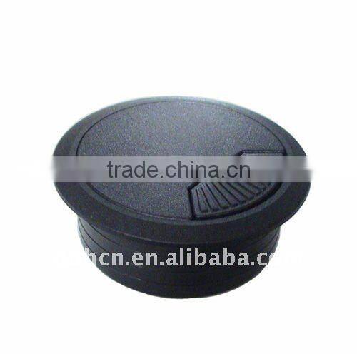 50mm Diameter plastic grommets,desk cable grommet,black