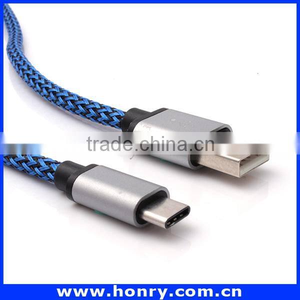 Nylon Braided Type C Cable USB3.0 Data and Charging Cable for new phone