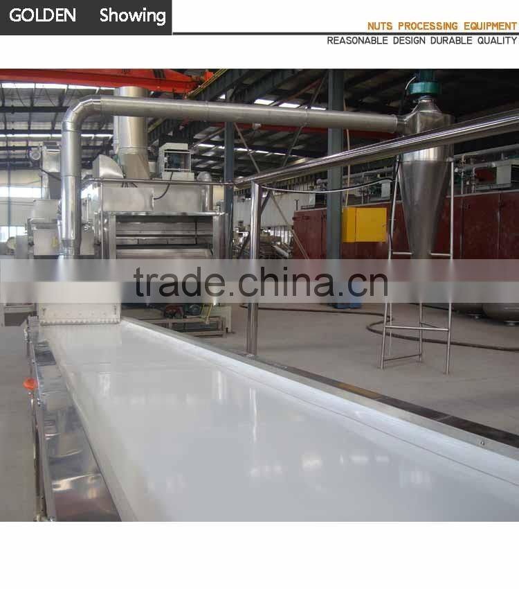 Food Machinery Peanut Roasting Blanching Production Line