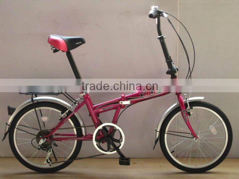 20 inch Steel Folding Bike with 7speed good quality