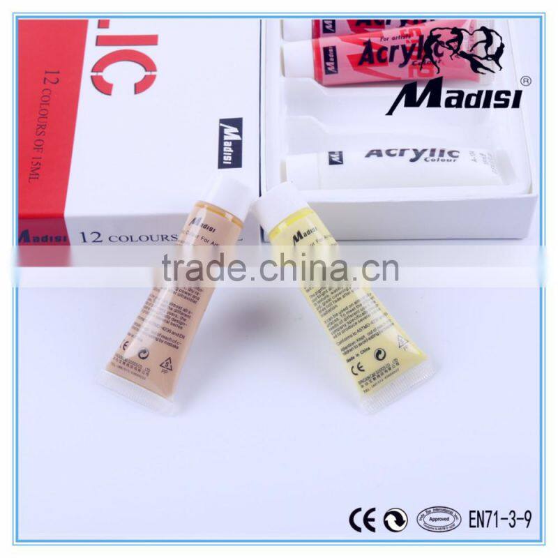 15ml odurless,professional OEM acrylic painting sets