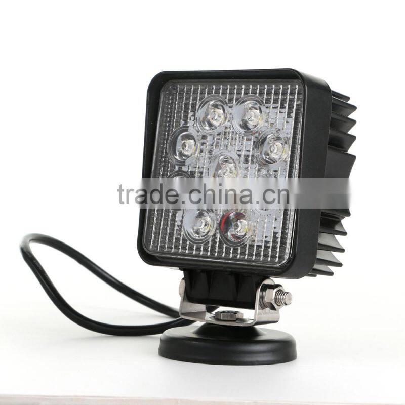 24v 27W Epistar led work light for Offroad Trucks