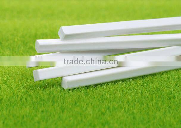 white plastic model square tube in plastic profile