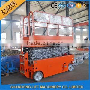 mobile scissor small hoist system with 300kgs capacity