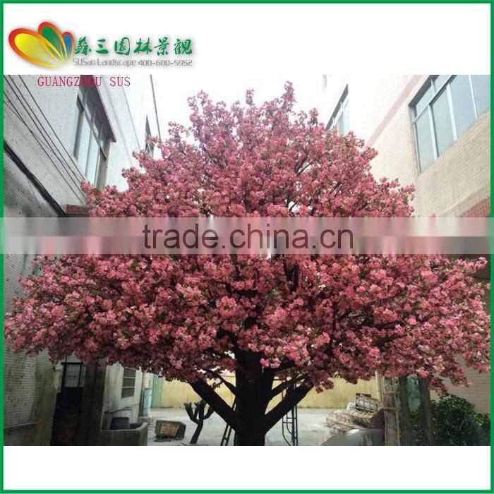 latest design artificial cherry blossom flower tree factory wholesale