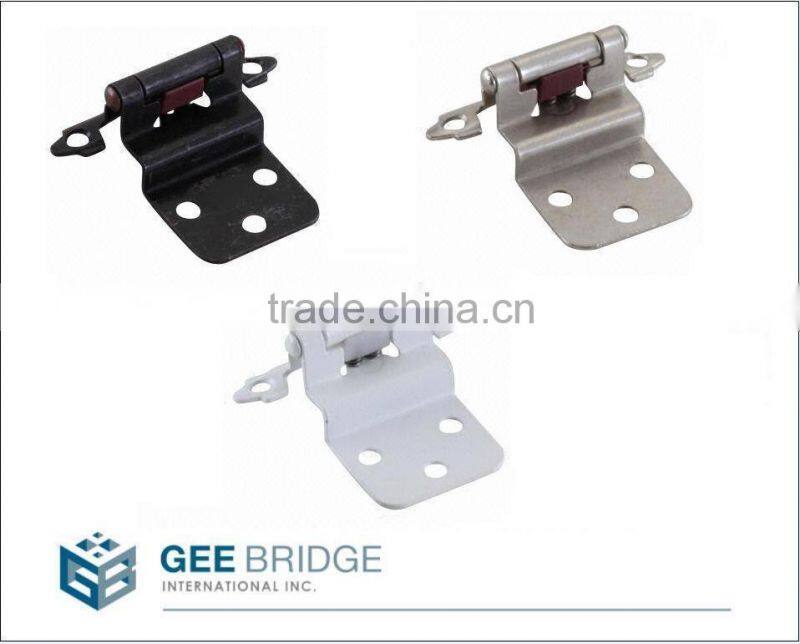 0807033-SPR Steel Traditional Self Closing Face Mount Cabinet Door Hinge