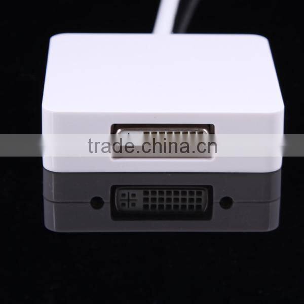 Mini Display Port Thunderbolt to DVI VGA HDMI Adapter cable