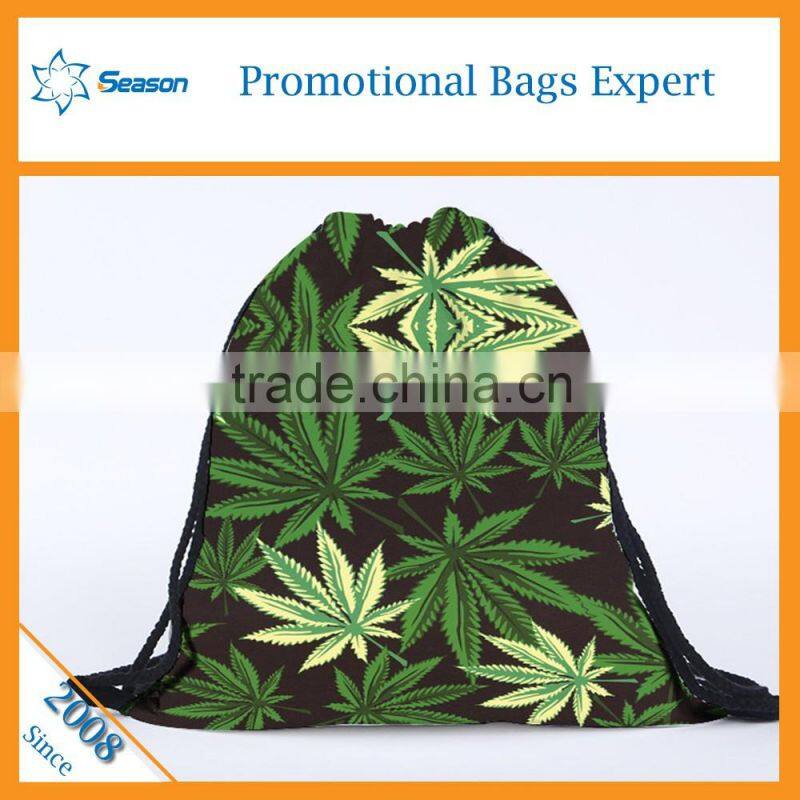 Wholesale bulk drawstring bags custom print clutch bag emoji drawstring bag