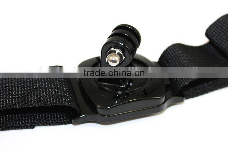 360 degree rotating helmet stationary seat for Camera