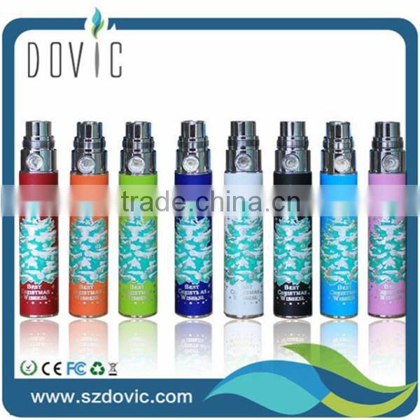 2014 best quality colorful pattern christmas ego battery