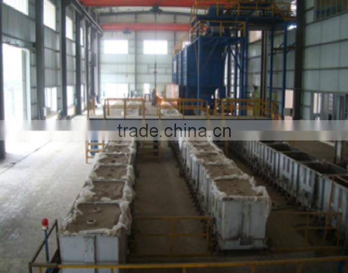 Resin sand reclaiming and molding line for sale