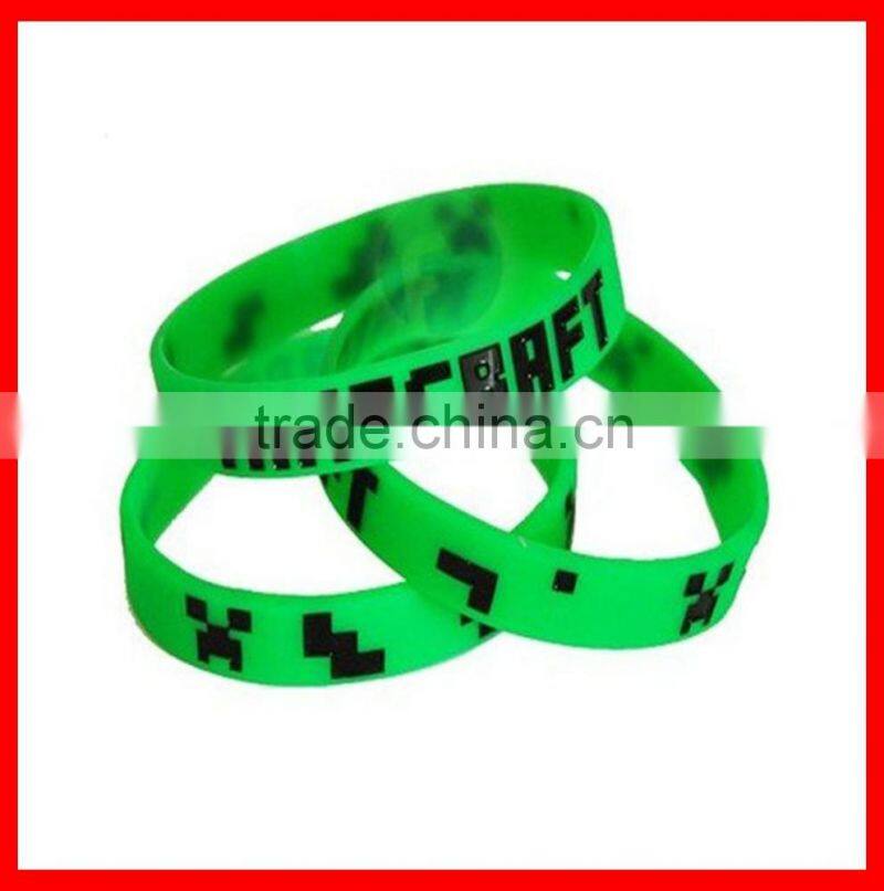 Charm bracelet Fashion silicon bracelet Promotional silicone wristband
