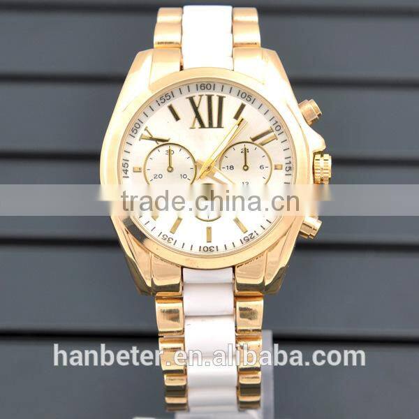 Full steel blingbling gold bezel geneva diamond quartz watches