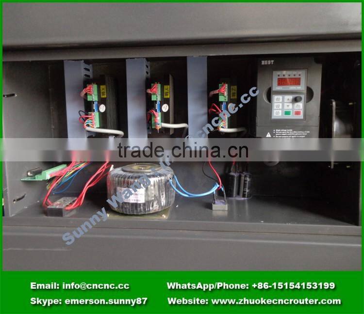 Small PCB CNC Router 6060 For PCB Drilling And Milling NCStuido Control 1.5Kw Spindle 600*600mm ZK-6060