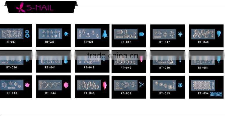 hot sell 3d acrylic nail art mold diy decoration