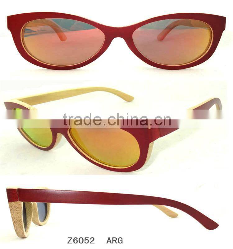 New Style Bamboo Custom logo Wood Sun Glasses