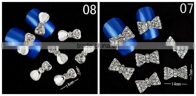 2016 New fashion butterfly opoola nail art decoration 3D nail art metal stud