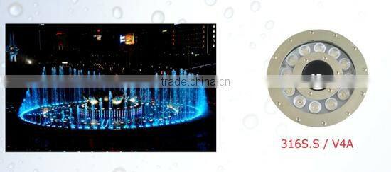 IP 68 (V4A)316 Stainless Steel LED Underwater Lights for fountain