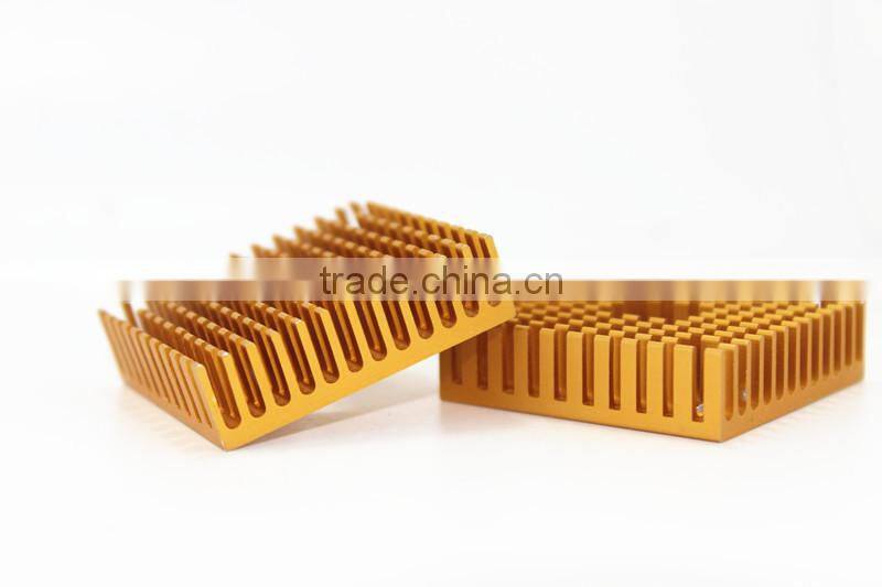 3D printer accessories 40 * 40 * 11 fin heat faster Makerbot mk7MK8 extruder Universal Gold J407