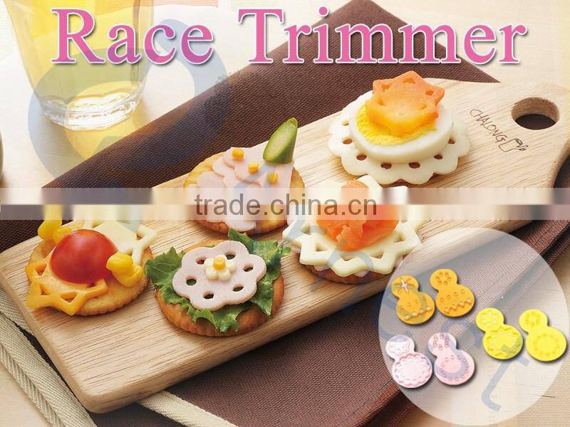 Cookware kitchookware tool sandwich accessories for the kitchen sushi kids lunch obento box rice ball molds food cutters set