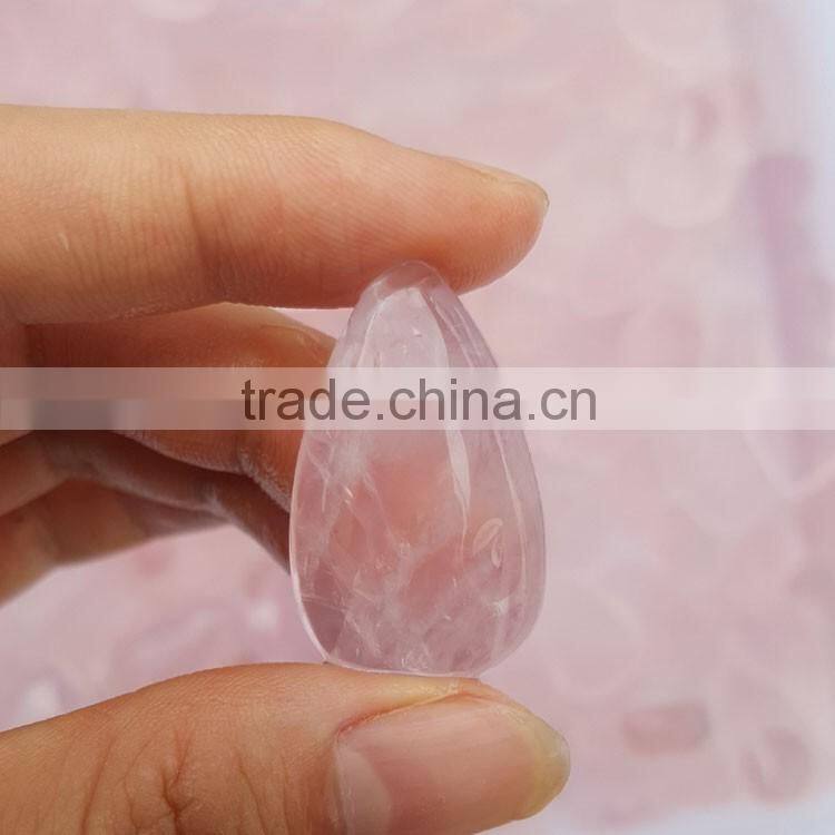Rose Quartz Crystal Pendulum Tear Beads for Sale