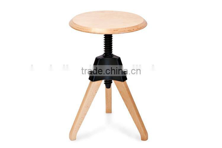 BS023A Adjustable stool with wheels