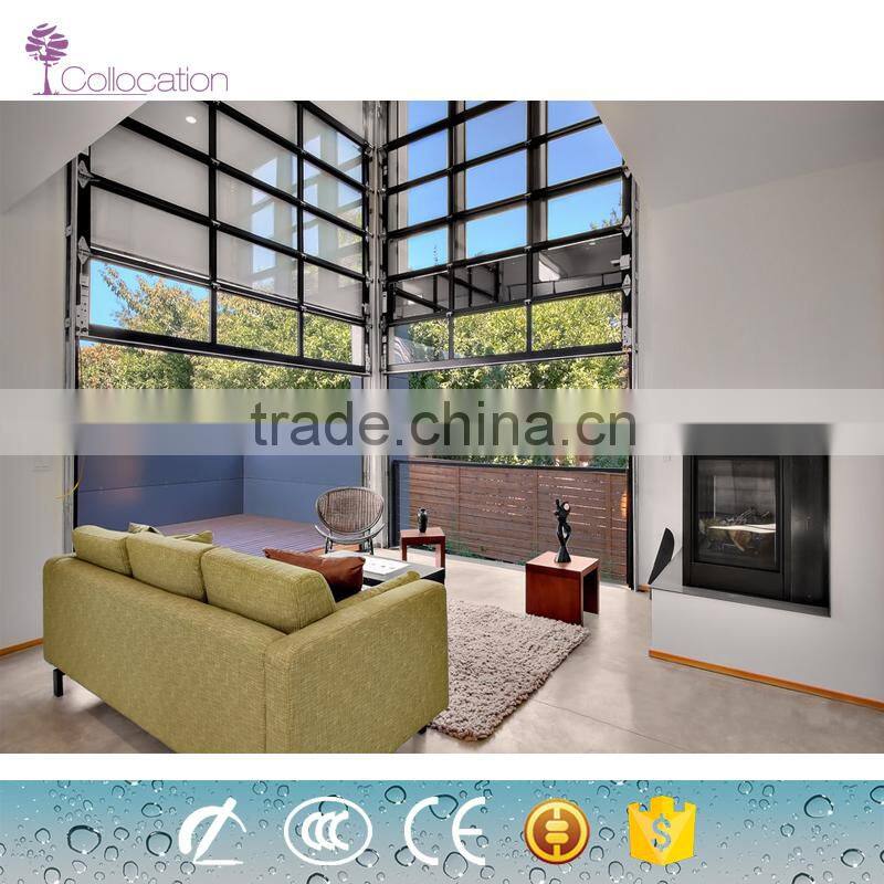 decorative aluminum screen fixed glass window curtain wall